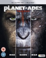 Planet of the Apes Trilogy Boxset 4k Uhd