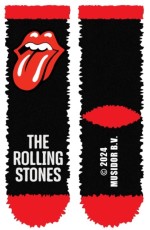 The Rolling Stones: Fuzzy Crew Socks Womens (One Size)