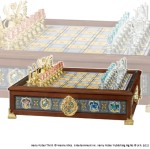 Harry Potter: Quidditch Chess Set Silver and Gold Plated