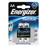 Energizer Litiumbatteri AA | 1.5 V DC | 3000 mAh | 2-Blister | Silver