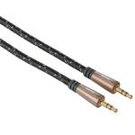 HAMA Kabel Audio Pro 3.5mm-3.5mm Svart 3m