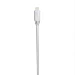 GEAR Laddkabel Lightning to USB-A 3m Vit MFI Rund kabel