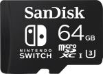 SANDISK MicroSDXC Nintendo Switch 64GB UHS-I, 100/60