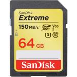 SANDISK SDXC Extreme 64GB 150MB/s UHS-I V30 U3 C10