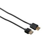 HAMA Kabel HDMI Ethernet Flexislim Svart 3m