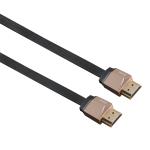 HAMA Kabel HDMI Ethernet Flexislim Svart 1.5m