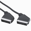 HAMA Kabel Scart 25p 1m Svart BULK