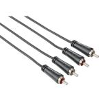 HAMA Kabel Audio 2xRCA-2xRCA Svart 1.5m