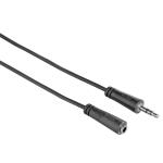 HAMA Kabel Audio 3.5mm-3.5mm Förlängning Svart 1.5m