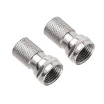 HAMA Kontakter Antenn-set 2st Skruvbar F-Hane 5.5mm