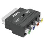 HAMA Adapter 3xYUV-Scart Hona-Hane I/O Svart