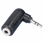 HAMA Adapter Audio 3.5mm-2.5mm Vinklad Hona-Hane Svart