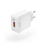 HAMA Quick Charger 1x USB-A Qualcomm 19.5W White