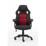 RAPTOR Gaming Chair GS-40 Compact, PU+Fabric, Black/Red