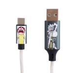 RICK&MORTY USB A to C Light-Up 1.2m