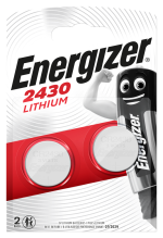 ENERGIZER Batteri CR2430 Lithium 2-pack