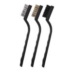 NORTH Brush set for 3D Printers 3 Brushes (Nylon, Brass and Steel)