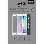 GEAR Härdat Glas 3D Full Cover Vit Samsung S6 Edge