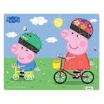 Peppa Pig Framed Puzzle Bike