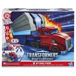 TRA Earthspark 5in Playset Optimus Prime Battle Trailer