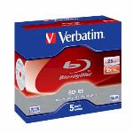 Verbatim BD-RE SL 2x 25GB Printable 5 Packa Jewel Case