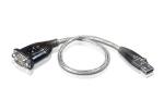 Aten USB 2.0-kabel USB A hane - DB9 hane 0.35 m Grå
