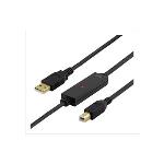 DELTACO USB Cable | Active | USB-A - USB-B | 2.0 | 10m