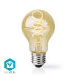 Nedis SmartLife LED vintage lampa | Wi-Fi | E27 | 360 lm | 4.9 W | Varm till cool vit | 1800 - 6500 K | Glas | Android- / IOS | Glödlampa | 1 st.