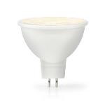 Nedis LED-lampa GU5.3 | Spot | 6.5 W | 550 lm | 2700 K | Dimbar | Varm Vit | Tydlig | Antal lampor i förpackning: 1 st.