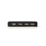 Nedis USB-hubb | 4-Port | USB 2.0 | Strömadapter / USB ström | 4x USB