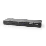 Nedis HDMI - Omvandlare | USB-C- Hona / 2x HDMI- Ingång / 4x USB A Female | 1x HDMI- utgång | Envägs | 4K@60Hz | 18 Gbps | ABS | Antracit