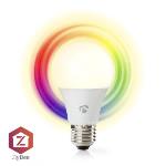 Nedis SmartLife Full Färg Glödlampa | Zigbee 3.0 | E27 | 806 lm | 9 W | RGB / Varm till cool vit | 2200 - 6500 K | Android- / IOS | Glödlampa | 1 st.