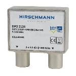 Hirschmann CATV Splitter 4.8 dB / 5-1218 MHz - 2 Utgångar