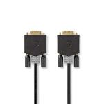 Nedis VGA-kabel | VGA-hane - VGA-hane | 10 m | Antracit