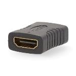 Nedis HDMI- Adapter | HDMI- Utgång | HDMI- Utgång | Guldplaterad | Rak | PVC | Antracit | 1 st. | Låda