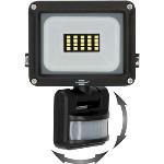 Brennenstuhl LED Spotlight JARO 1060 P (LED-strålkastare för väggmontering för utomhus IP65, 10W, 1150lm, 6500K, med rörelsedetektor)