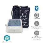 Nedis SmartLife Blodtrycksmätare | Arm | Bluetooth | LCD-skärm | 22 - 42 cm | Indikering av stillestånd / Upptäckt av att manschetten är påslagen / Upptäckt av oregelbundna hjärtslag | Vit