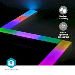 Nedis SmartLife Dekorativa Lampor | Bar på Väggen | Wi-Fi | RGBIC / Varm Vit | Android-