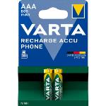 Varta Laddningsbara NiMH-batteri AAA 1.2 V 750 mAh 2-Blister