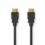 Nedis Ultra High Speed --HDMI - kabel | HDMI- Kontakt | HDMI- Kontakt | 8K@60Hz | 48 Gbps | 3.00 m | Rund | 6.7 mm | Svart | Label