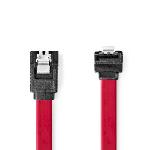 Nedis SATA kabel | 3 Gbps | SATA 7-Pin Hona | SATA 7-Pin Hona | PVC | 0.50 m | Platt | PVC | Röd | Kuvert