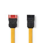 Nedis SATA kabel | 6 Gbps | SATA 7-Pin Hona | SATA 7-Pin Hane | PVC | 0.50 m | Platt | PVC | Gul | Plastpåse
