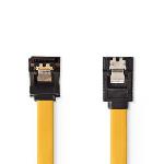 Nedis SATA kabel | 6 Gbps | SATA 7-Pin Hona | SATA 7-Pin Hona | PVC | 0.50 m | Platt | PVC | Gul | Plastpåse