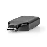 Nedis USB-C- Adapter | USB 3.2 Gen 1 | USB-C- Hane | HDMI- Utgång | 4K@60Hz | Rund | Nickelplaterad | Grå / Svart | Låda