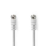 Nedis Antennkabel F-hane - F-hane 15,0 m vit