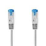 Nedis CAT6a nätverkskabel | S/FTP | RJ45 hane | RJ45 hane | 10.0 m | Snagless | Rund | LSZH | Grå | Label