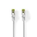 Nedis CAT7 nätverkskabel | S/FTP | RJ45 hane | RJ45 hane | 20.0 m | Snagless | Rund | LSZH | Vit | Label