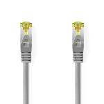 Nedis CAT7 nätverkskabel | S/FTP | RJ45 hane | RJ45 hane | 20.0 m | Snagless | Rund | LSZH | Grå | Label