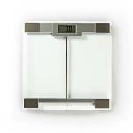 Nedis Digitala Person vågar | Digital | Transparent | Härdat Glas | Maximal vägningskapacitet: 180 kg