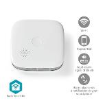 Nedis SmartLife Rökdetektor | Wi-Fi | Batteridriven | Givarlivscykel: 10 år | EN 14604 | Max. batteritid: 24 Månader | 85 dB | Vit | 1 st.